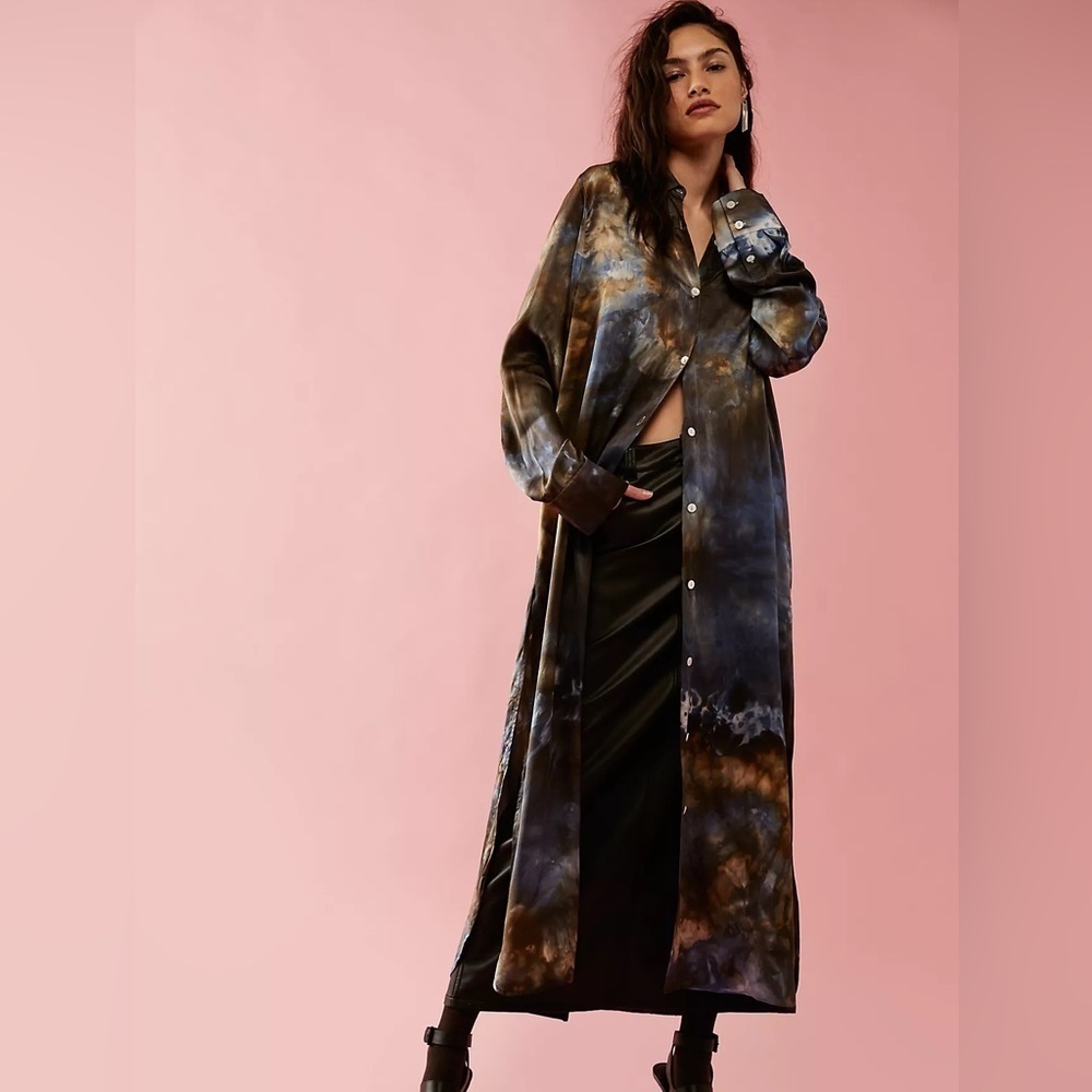 NWT FP x Riverside Tool & Dye Maxi Buttondown